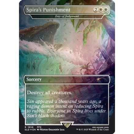 Spira's Punishment - Day of Judgment (Rainbow Foil) (SLD-1858) - Secret Lair Drop Series Foil