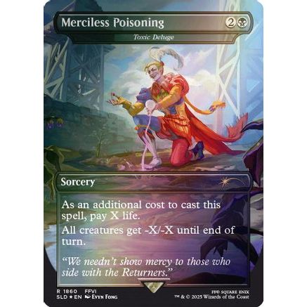 Merciless Poisoning - Toxic Deluge (Rainbow Foil) (SLD-1860) - Secret Lair Drop Series Foil