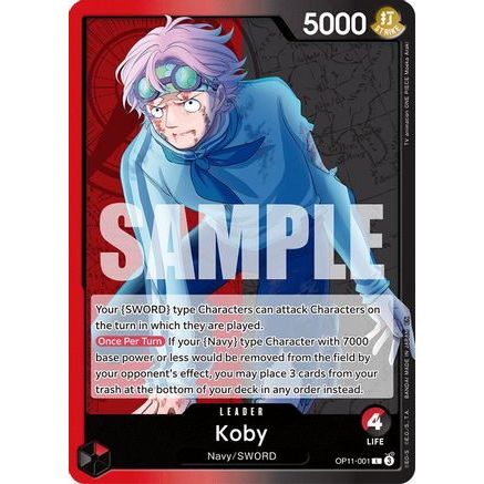 Koby (001) (OP11-001) - A Fist of Divine Speed
