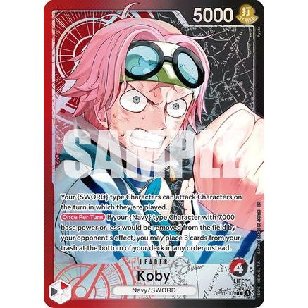 Koby (001) (Alternate Art) (OP11-001) - A Fist of Divine Speed Foil