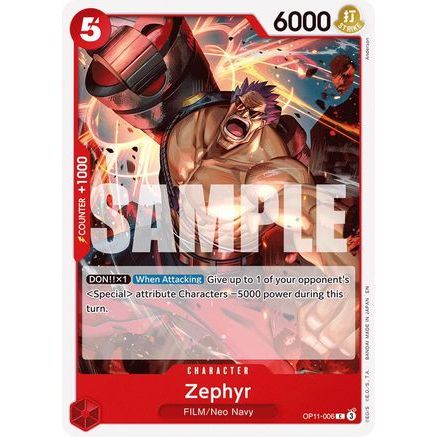 Zephyr (OP11-006) - A Fist of Divine Speed