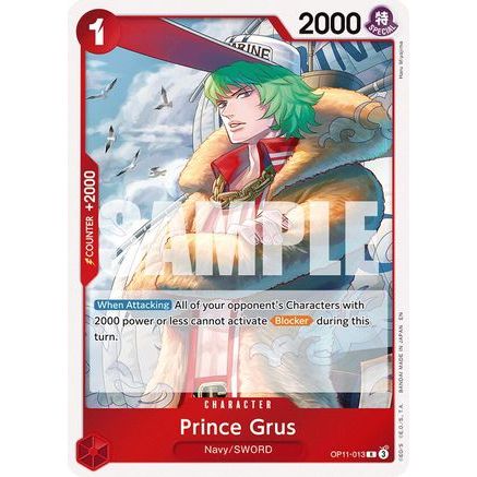 Prince Grus (OP11-013) - A Fist of Divine Speed Foil
