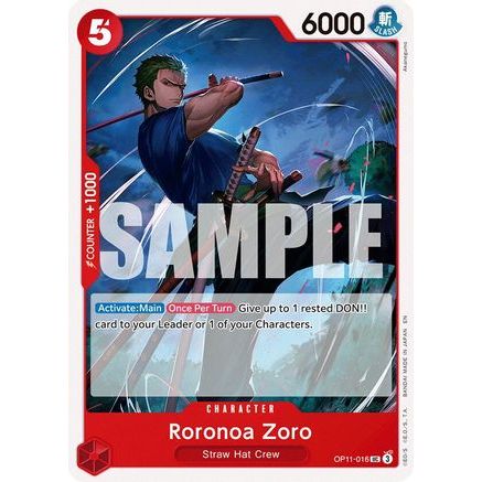 Roronoa Zoro (OP11-016) - A Fist of Divine Speed