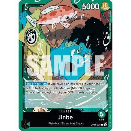 Jinbe (021) (OP11-021) - A Fist of Divine Speed