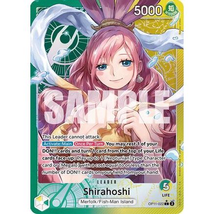 Shirahoshi (022) (Alternate Art) (OP11-022) - A Fist of Divine Speed Foil