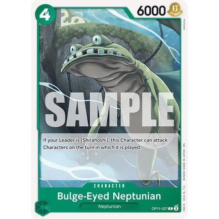 Bulge-Eyed Neptunian (OP11-027) - A Fist of Divine Speed