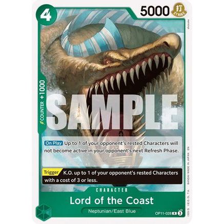 Lord of the Coast (OP11-028) - A Fist of Divine Speed Foil