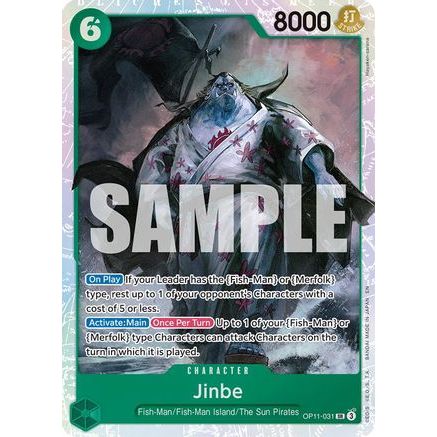 Jinbe (031) (OP11-031) - A Fist of Divine Speed Foil