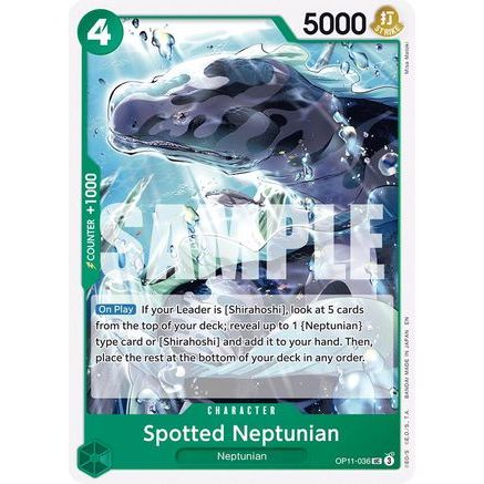 Spotted Neptunian (OP11-036) - A Fist of Divine Speed