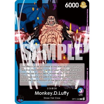 Monkey.D.Luffy (040) (OP11-040) - A Fist of Divine Speed