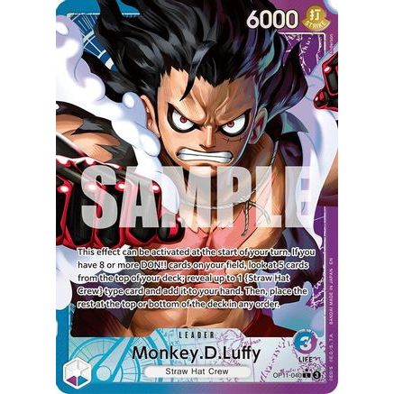 Monkey.D.Luffy (040) (Alternate Art) (OP11-040) - A Fist of Divine Speed Foil