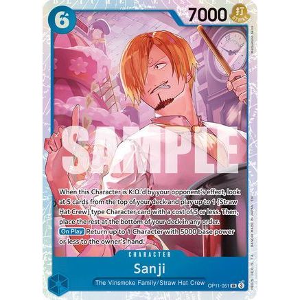 Sanji (OP11-051) - A Fist of Divine Speed Foil
