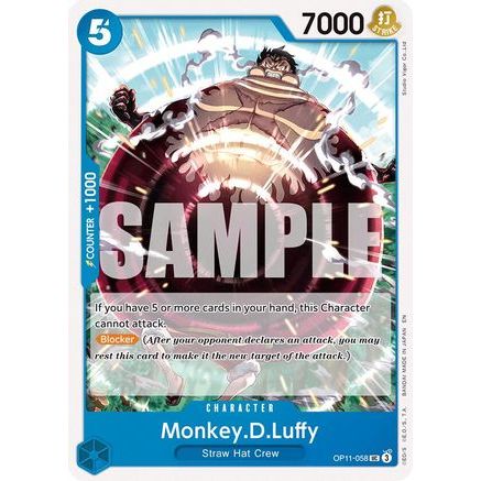 Monkey.D.Luffy (058) (OP11-058) - A Fist of Divine Speed
