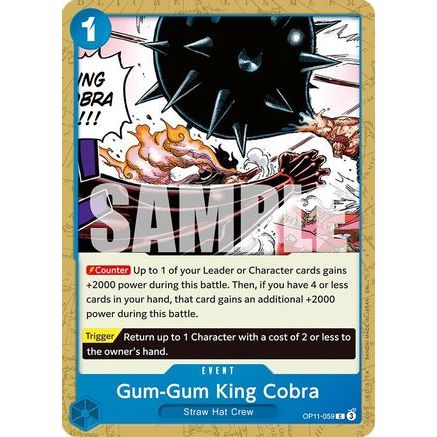 Gum-Gum King Cobra (OP11-059) - A Fist of Divine Speed