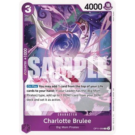 Charlotte Brulee (OP11-069) - A Fist of Divine Speed Foil