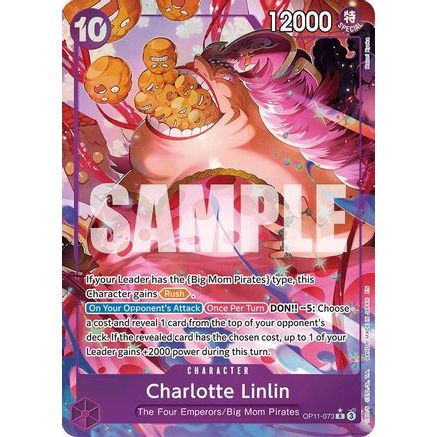 Charlotte Linlin (Alternate Art) (OP11-073) - A Fist of Divine Speed Foil