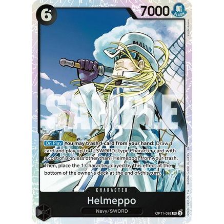 Helmeppo (OP11-092) - A Fist of Divine Speed Foil