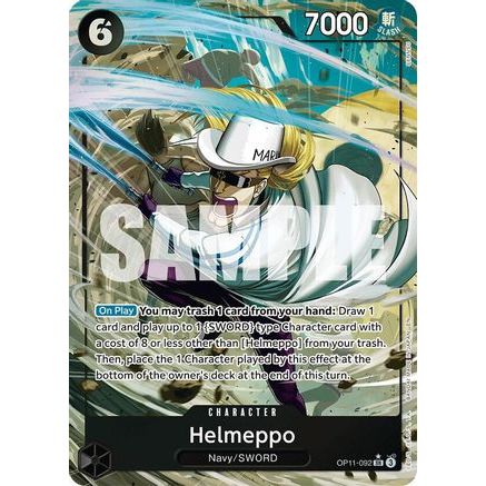 Helmeppo (Alternate Art) (OP11-092) - A Fist of Divine Speed Foil