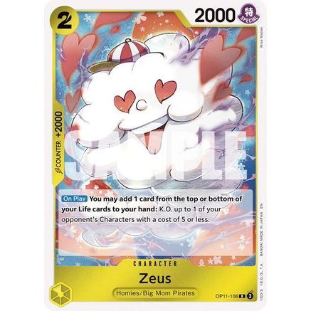 Zeus (OP11-106) - A Fist of Divine Speed Foil