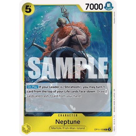 Neptune (OP11-108) - A Fist of Divine Speed Foil