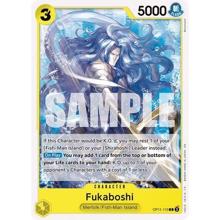 Fukaboshi (OP11-110) - A Fist of Divine Speed