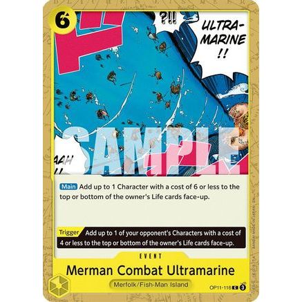 Merman Combat Ultramarine (OP11-116) - A Fist of Divine Speed