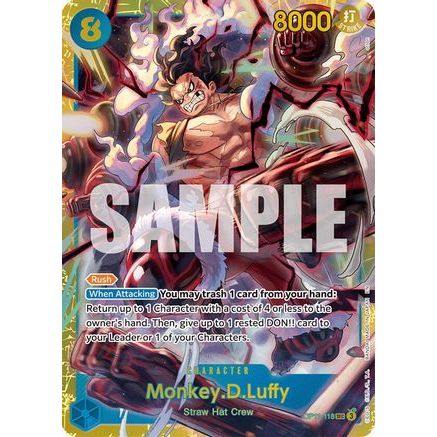 Monkey.D.Luffy (118) (OP11-118) - A Fist of Divine Speed Foil