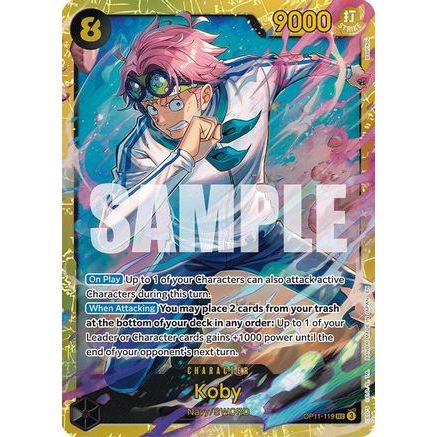 Koby (119) (OP11-119) - A Fist of Divine Speed Foil