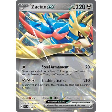 Zacian ex - 198 198 - SV Scarlet & Violet Promo Cards Holofoil