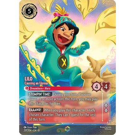 Lilo - Causing an Uproar (Enchanted) (217/204) - Reign of Jafar Holofoil