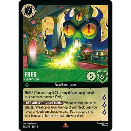 Fred - Giant-Sized (98/204) - Reign of Jafar Cold Foil