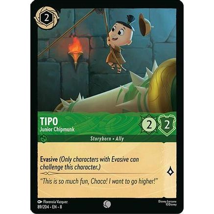 Tipo - Junior Chipmunk (89/204) - Reign of Jafar
