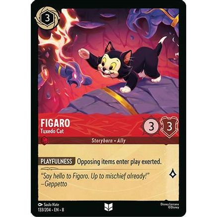 Figaro - Tuxedo Cat (133/204) - Reign of Jafar