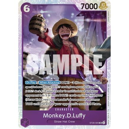 Monkey.D.Luffy (ST26-005) (ST26-005) - Starter Deck 26: PURPLE/BLACK Monkey.D.Luffy Foil