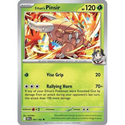 Ethan's Pinsir 1 - SV10 Destined Rivals Reverse Holofoil