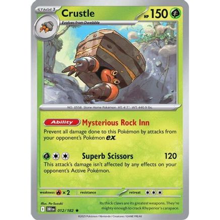 Crustle - 012/182 12 - SV10 Destined Rivals Holofoil