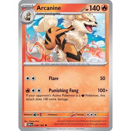 Arcanine 28 - SV10 Destined Rivals