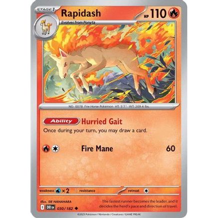 Rapidash - 030/182 30 - SV10 Destined Rivals