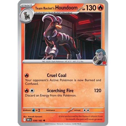 Team Rocket's Houndoom - 038/182 38 - SV10 Destined Rivals