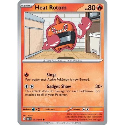 Heat Rotom 43 - SV10 Destined Rivals Reverse Holofoil