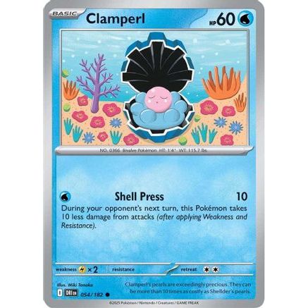 Clamperl - 054/182 54 - SV10 Destined Rivals