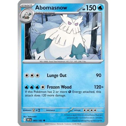 Abomasnow 60 - SV10 Destined Rivals Reverse Holofoil