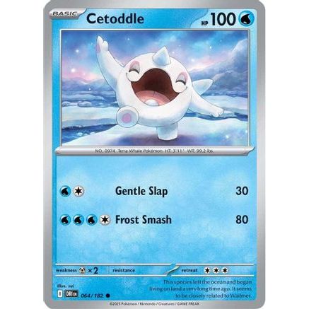 Cetoddle 64 - SV10 Destined Rivals Reverse Holofoil