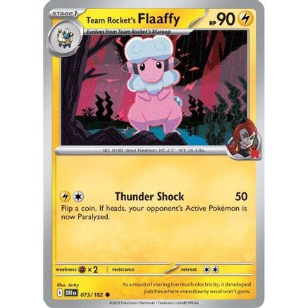 Team Rocket's Flaaffy 73 - SV10 Destined Rivals Reverse Holofoil