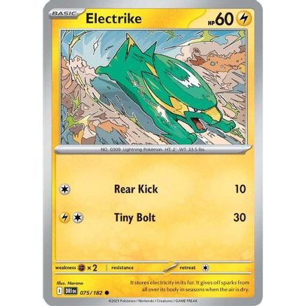 Electrike - 075/182 75 - SV10 Destined Rivals Reverse Holofoil