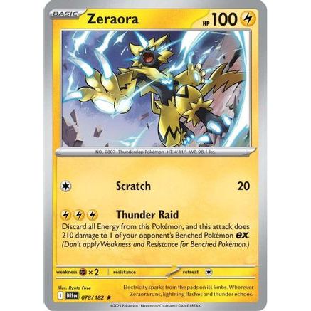 Zeraora 78 - SV10 Destined Rivals Holofoil
