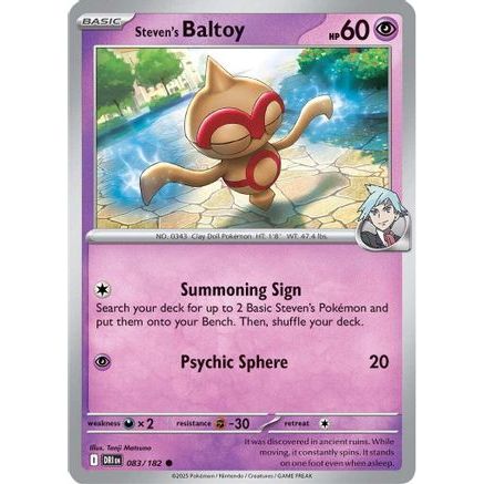 Steven's Baltoy 83 - SV10 Destined Rivals Reverse Holofoil