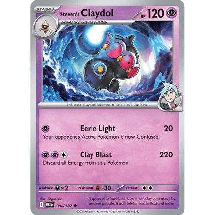 Steven's Claydol 84 - SV10 Destined Rivals Reverse Holofoil