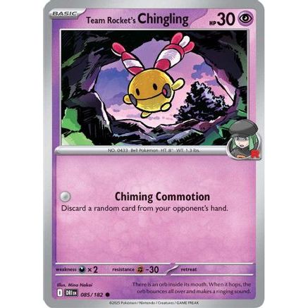 Team Rocket's Chingling 85 - SV10 Destined Rivals Reverse Holofoil