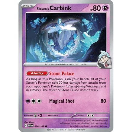 Steven's Carbink 86 - SV10 Destined Rivals Reverse Holofoil